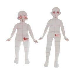 Régua de Desenho para DIY, Modelos de Medição, Quilting, Design de Vestuário, Ilustração, Marcação, Ferramentas de Rastreamento, Moda, 2 peças - Image 1