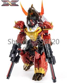 Planet X PX-05R Quirinus PX05R Dinobot Slag versão cor vermelha em estoque - Image 5