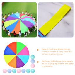 Equipamento ao ar livre do arco-íris para adultos, jogos de paraquedas, brinquedo gigante, jogar guarda-chuva - Image 6
