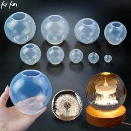 Para o divertimento de alta permeabilidade esfera artesanal molde de silicone cola epoxy planeta 3d artesanato fazendo a ferramenta resina cola epoxy diy jóias presente - Image 1