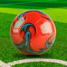 1 peça de futebol ciclone tamanho 3 e 5, bola de futebol vermelha inflável macia, adequada para treinamento e jogo de jogo - Image 4