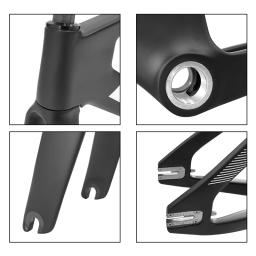 BXT 700C Quadro de trilha Quadro de carbono Conjunto de quadros de bicicleta de rastreamento Quadro de engrenagem fixa BSA única velocidade personalizada - Image 3