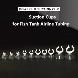 Aquário ventosa clip para tanque de peixes, ar mangueira suporte, tubo de oxigênio fixo, tubulação de linha aérea, 5mm, 0.2 polegadas a 28mm, 1.1 polegada, 5pcs - Image 1