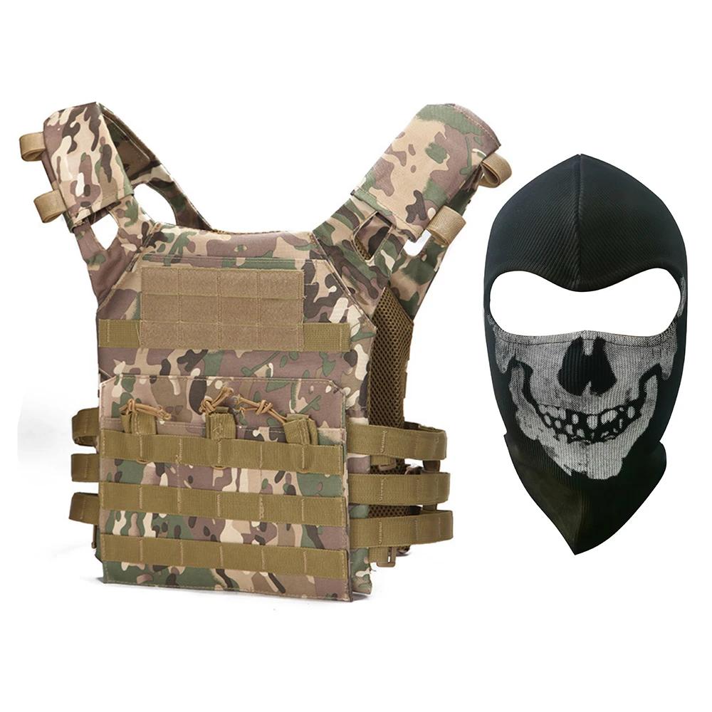 Call of Duty MWII Fantasma, Equipamento Militar do Exército, Colete Tático de Caça, Camuflagem Tiro com Máscara Fantasma, 2022 - Image 1