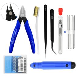 Kit de ferramentas para impressora 3d, faca de corte, raspador, agulha de limpeza, pinça, alicate, raspador, kit básico de ferramentas de rebarbação, peça de impressora 3d diy - Image 1