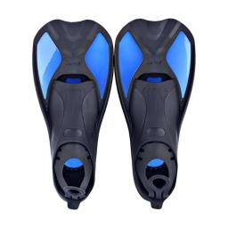 Adulto criança natação flipper snorkel barbatanas nadadeiras de mergulho curto sapo sapatos de mergulho livre barbatanas de pato web antiderrapante nadadeiras - Image 2