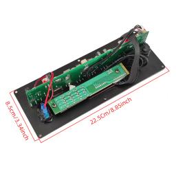Placa Amplificadora Quadrada Dance, Suporte para Alto-falante, Bluetooth, AUX, MIC, TF-Card, Gravação de Disco U, 6-12 "Speaker, 12V, 100W - Image 4
