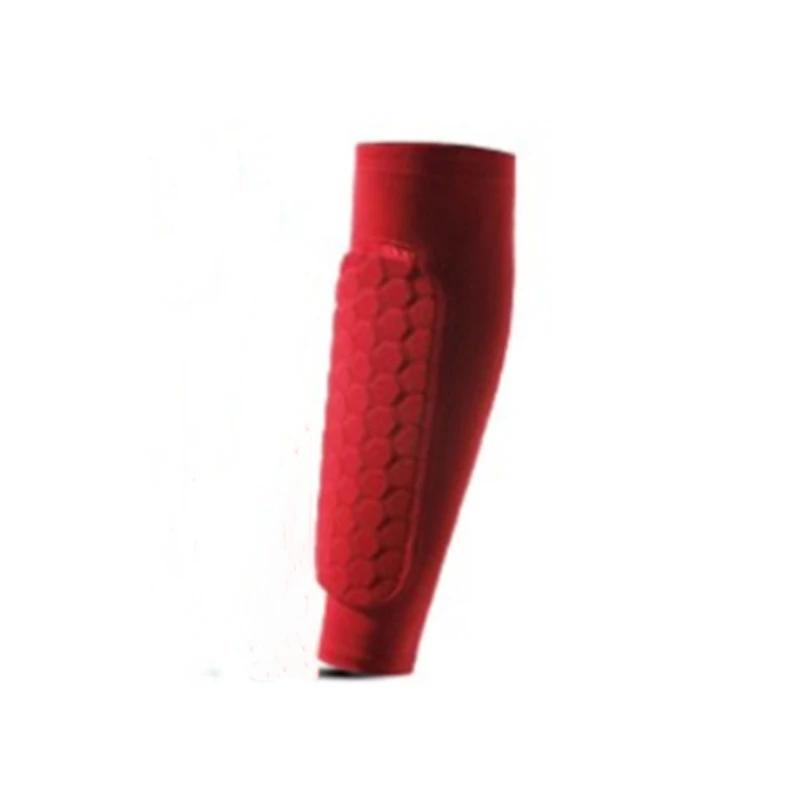 Caneleiras de futebol favo de mel escudos de futebol esporte anti-colisão almofadas proteção legging caneleiras apoio caneleiras adulto - Image 1