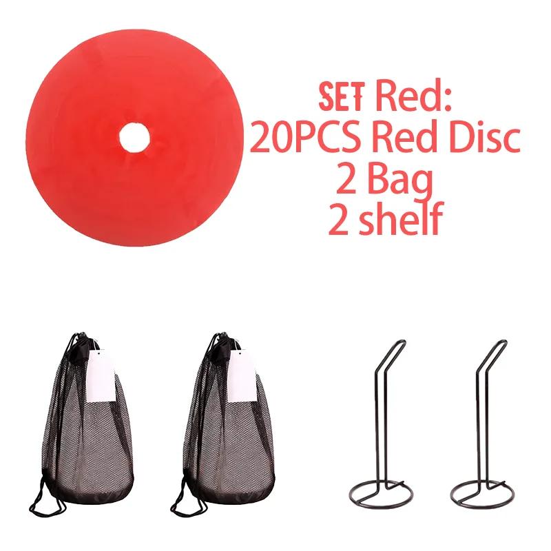 Cones planos Disco Marcador para o Futebol, Treinamento De Agilidade De Velocidade, Marcadores Portáteis, Equipamento Indeformável, Esportes De Basquete, 20PCs - Image 1