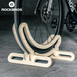 Rockbros suporte de bicicleta interno plug-in para pneus de bicicleta de estrada 23c-30c rack de bicicleta estável portátil removível madeira acessórios de ciclismo - Image 1