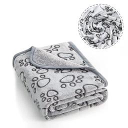 Manta fofa macia para animais de estimação, Quente e confortável, Tapete bonito dos desenhos animados, Pet Bed, Adequado para gatos e cães - Image 5