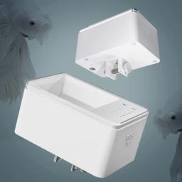 Alimentador automático de peixes digital inteligente com temporizador, LED Aquarium Tanque, Food Dispenser, Pet Feeding, 500ml - Image 5