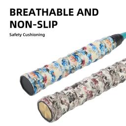 Raquete de tênis overgrips anti-skid suor fita absorvido envolve badminton raquete overgrip pesca skidproof suor banda aperto - Image 5