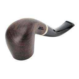 MUXIANG-Handmade Ébano Bent Stem Madeira para Fumar, Cachimbo, Filtro de Carvão Ativado, 10 Pipe Acessórios De Limpeza, - Image 2