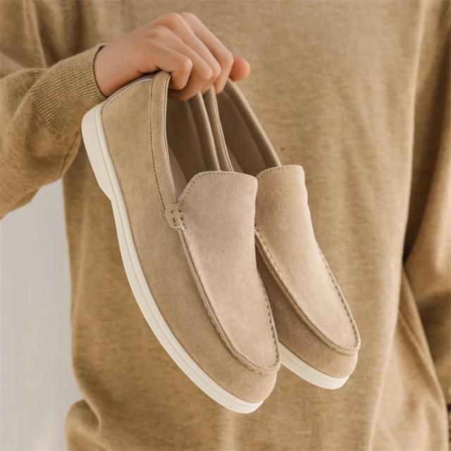 2025 verão masculino novos sapatos mocassins luz respirável casual plana antiderrapante resistente ao desgaste deslizamento-em sapatos de condução