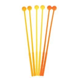 Bastões de percussão de plástico infantil, baquetas, baquetas para adultos, crianças, bastão, instrumento musical, brinquedos, 2 peças - Image 1