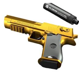 Sands Eagle Soft Gun para crianças, Pistola M1911, Glock Toy Pistola de bala simulada Revista de projeção - Image 6