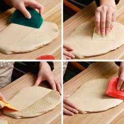 Raspador de borracha para cerâmica, cortador diy, escultura, cerâmica, ploymer, argila, escultura, ferramentas de modelagem, raspador de filmagem - Image 2
