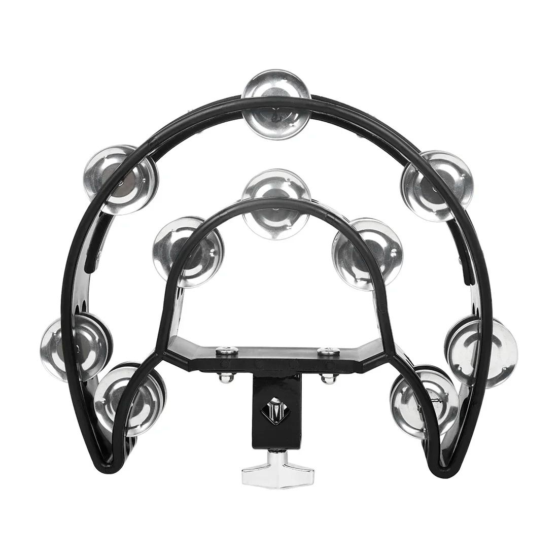 Irin sinos de camada dupla, pandeiro, sino de mão de metal, anéis abs orff, instrumentos de percussão, tambores de jazz, sino de percussão - Image 1
