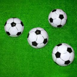 Elástica bola de futebol para crianças, alta qualidade, jogos de treinamento, esportes PVC, brinquedos infláveis, hand pat futebol, 2pcs - Image 4