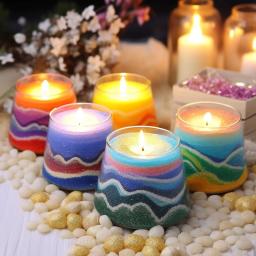 Cera de areia natural para fazer velas, cera de areia colorida, suprimentos DIY, decoração, pintura, corante, neve, 10g, 50g - Image 2