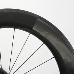 Ardently 700c conjunto de rodas de bicicleta de pista de carbono completo 38/58/86mm de profundidade clincher engrenagem fixa rodas de bicicleta de velocidade única, jantes de superfície ud - Image 5