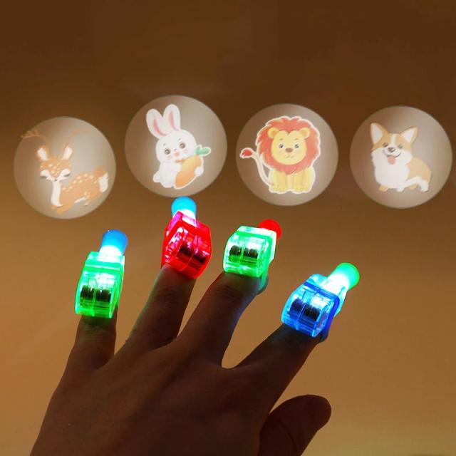 Luz de projeção LED em cores misturadas, lanterna multifuncional para festas, aniversários e decorações natalinas - conjunto com 5 peças