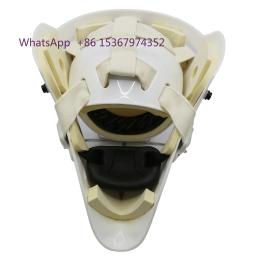 Capacete de goleiro de hóquei no gelo de policarbonato Capacete de goleiro de hóquei com gaiola de olho de gato resistente ao impacto - Image 5