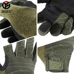 Luvas táticas respiráveis para dirigir, paintball, tiro, airsoft, combate, caça, trabalho, tela sensível ao toque, proteção, dedo inteiro, homens - Image 5
