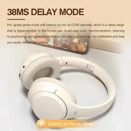 Auscultadores sem fios Bluetooth, auriculares com fio, cancelamento de ruído, fone de ouvido Hi Fi Gaming, chamada ENC, 100 horas Playtime, Pro Over, IKF-T1 - Image 6