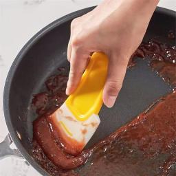 Espátula De Silicone Para Limpeza De Cozinha Raspador De Lâmina Macia, Ferramentas De Limpeza De Pratos, Escova De Utensílios, Panela, Prato - Image 2