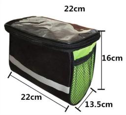 Saco de bicicleta à prova dwaterproof água grande capacidade mtb bicicleta frente guiador saco de viagem ao ar livre ciclismo frente cesta quadro superior guiador saco - Image 4