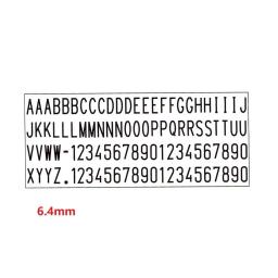 Carimbo de borracha personalizado, Digital Letters Plate, endereço personalizado, ferramentas artesanais, DIY Acessórios, 3mm, 4mm, 6,4 milímetros - Image 3