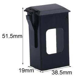 Caixa de bateria para guitarra acústica, peças de reposição e acessórios, 9V, 51,5mm x 28,5mm x 19mm - Image 3