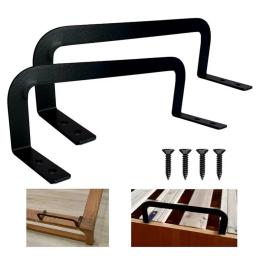 Ajustável Colchão Retainer Bar com Parafuso, Slide Stopper, Estabilizadores De Cama De Madeira, Fique no Lugar, 2 Pcs - Image 2