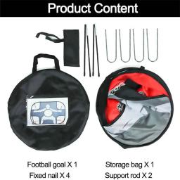 Rede de nylon dobrável do objetivo do futebol para crianças, porta portátil, objetivo do futebol, alvo, exterior, crianças - Image 5