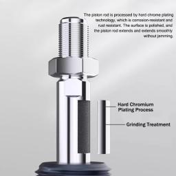 Cilindros pneumáticos do ar comprimido dobro, mini cilindro, furo 16mm, 20mm, 25mm, 32mm, 40mm, curso 25mm, 50mm, 75mm, 100mm, 200mm, alavanca única - Image 2