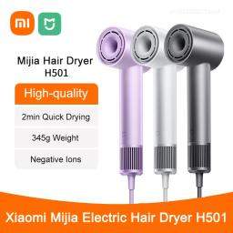 Xiaomi Mijia-H501 Secador de Cabelo Elétrico, Alta Velocidade, Íons Negativos, Cuidados Profissionais, Velocidade do Vento, 62 m/s, 1600W, 1600W, 110,000 Rpm - Image 1