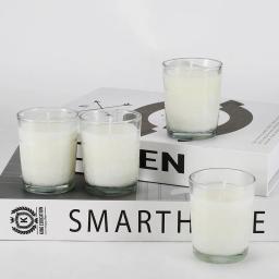 Personalizado Luxo Soja Cera Vela Perfumada, Frasco De Vidro, Aroma Vela, Casamento, 6Pcs por lote - Image 1