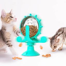 Brinquedos interativos para animais de estimação para pequenos gatos médios e cães, treinamento, QI girável, Food Dispenser, Chihuahua, Bulldog Suprimentos - Image 6