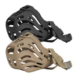 Focinheira ajustável para cães, feita de silicone macio e malha respirável resistente. Focinheiras para cães pequenos e grandes, acessórios de treinamento para animais de estimação - Image 1
