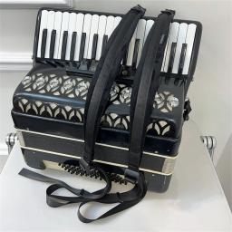 Alça de ombro acordeão nylon macio com fivela ajustável, adequado para acordeão baixo 8-120, novo e de alta qualidade, 1 par - Image 3