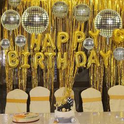 Prata Disco Ball Balões para Dance Party, filme de alumínio espelho, Decorações de aniversário, 10 em, 15 em, 22in, 30PCs - Image 5