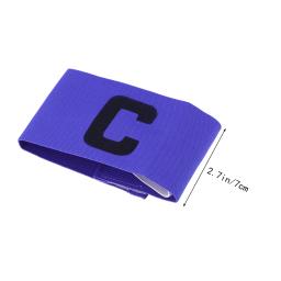 Suprimentos de treinamento de futebol capitão c braçadeira capitão braçadeira jogador de futebol braçadeiras bolas faixas de futebol crachá - Image 4