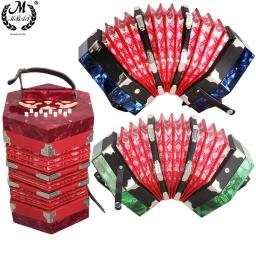 Acordeão com Bolsa de Transporte para Crianças, 40 Reed, Teclado Anglo, Presentes de Instrumento Musical, 20 Botões - Image 1