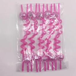 Palha espelhada para decoração de festa, mini chapéu de cowgirl para aniversário, casamento, despedida de solteira, 6pcs - Image 6