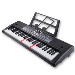 Profissional 61 teclas de piano eletrônico teclado instrumentos musicais digitais portáteis para crianças adultos sintetizador função - Image 1