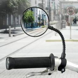Espelho retrovisor de bicicleta ajustável, espelhos traseiros, visão traseira, guidão, acessórios de ciclismo, u9b6, 2pcs - Image 4