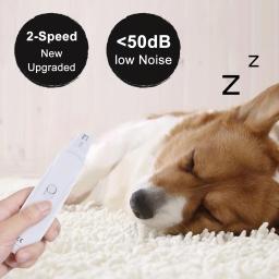 Recarregável elétrico Pet Nail Grinder, Dog Nail Clipper, Cat Cutter, Grooming para cachorro médio e pequeno, Aparadores Suprimentos, 2 velocidades - Image 3