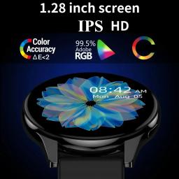 Xiaomi-Relógio Inteligente Bluetooth Inteligente para Homens e Mulheres, Pulseira de Fitness com Frequência Cardíaca, IOS e Android - Image 2